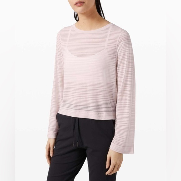 lululemon athletica Tops - Lululemon Clear and Present Long Sleeve
Misty Pink size 8 medium
